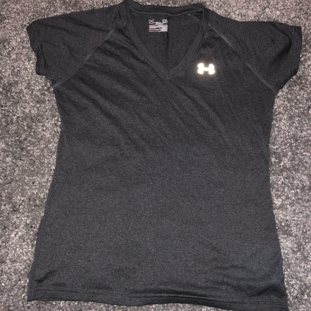 Under Armour Grey V Neck Tee